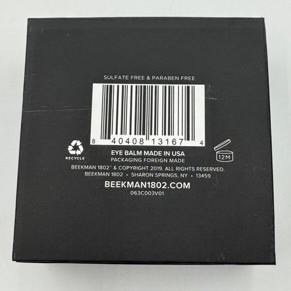 Beekman 1802 Blaak Night Goat Milk Eye Balm 1.7oz Overnight Eye Treatment - Picture 5 of 9